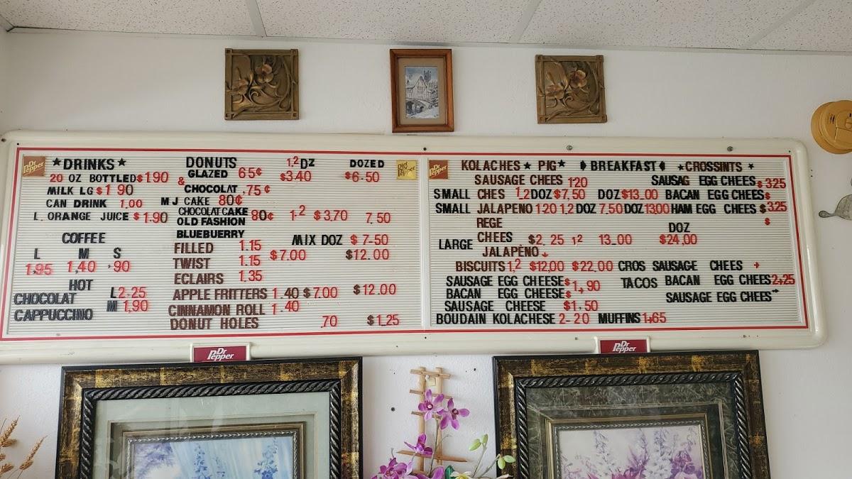 Menu at Best Baked Donuts, Rusk