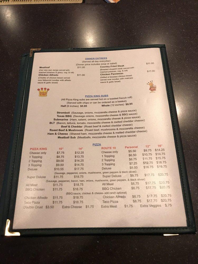 Menu at Judson's Route 10 Bar & Grill, North Judson