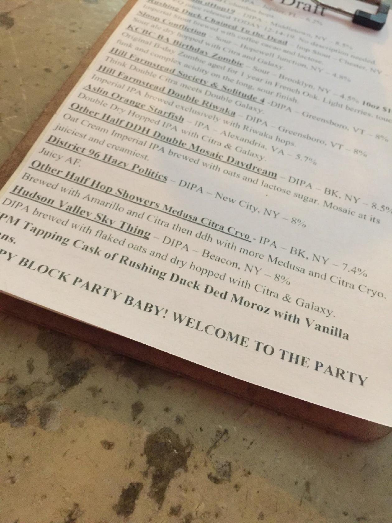 Menu at Scotchtown Craft pub & bar, Scotchtown