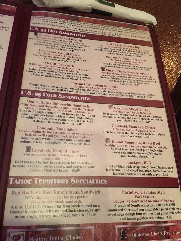 Menu At Steiner s A Nevada Style Pub Las Vegas Las Vegas Blvd S menu-at-steiner-s-a-nevada-style-pub-las-vegas-las-vegas-blvd-s