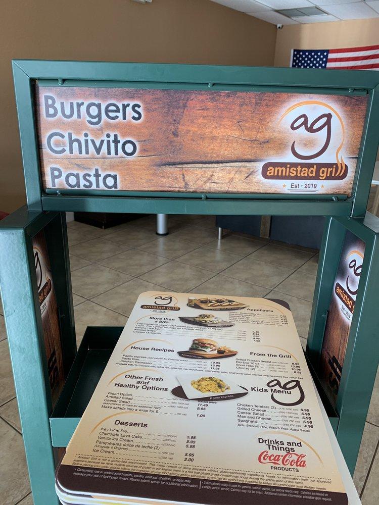 Menu at Amistad Grill Restaurant, Homestead