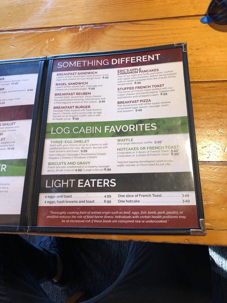 Menu at Powder House steakhouse, Keystone
