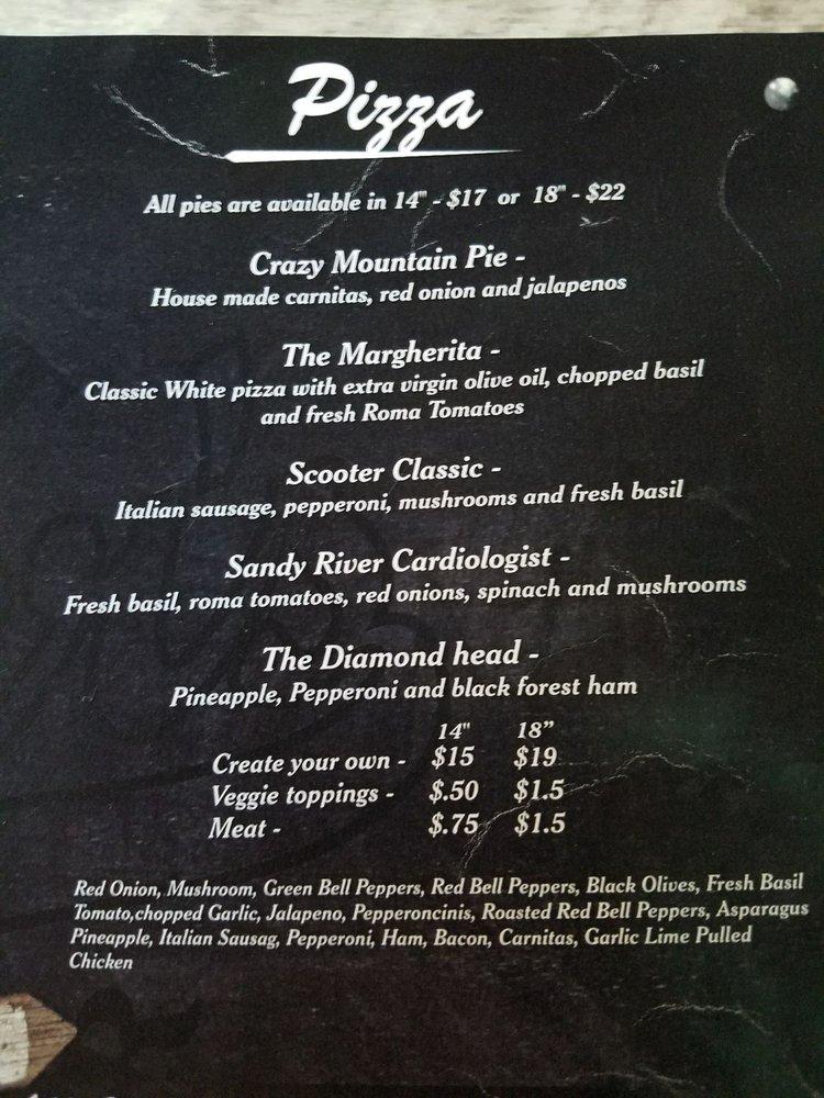 Menu at Scooter's Restaurant & Sports Bar, Sandy