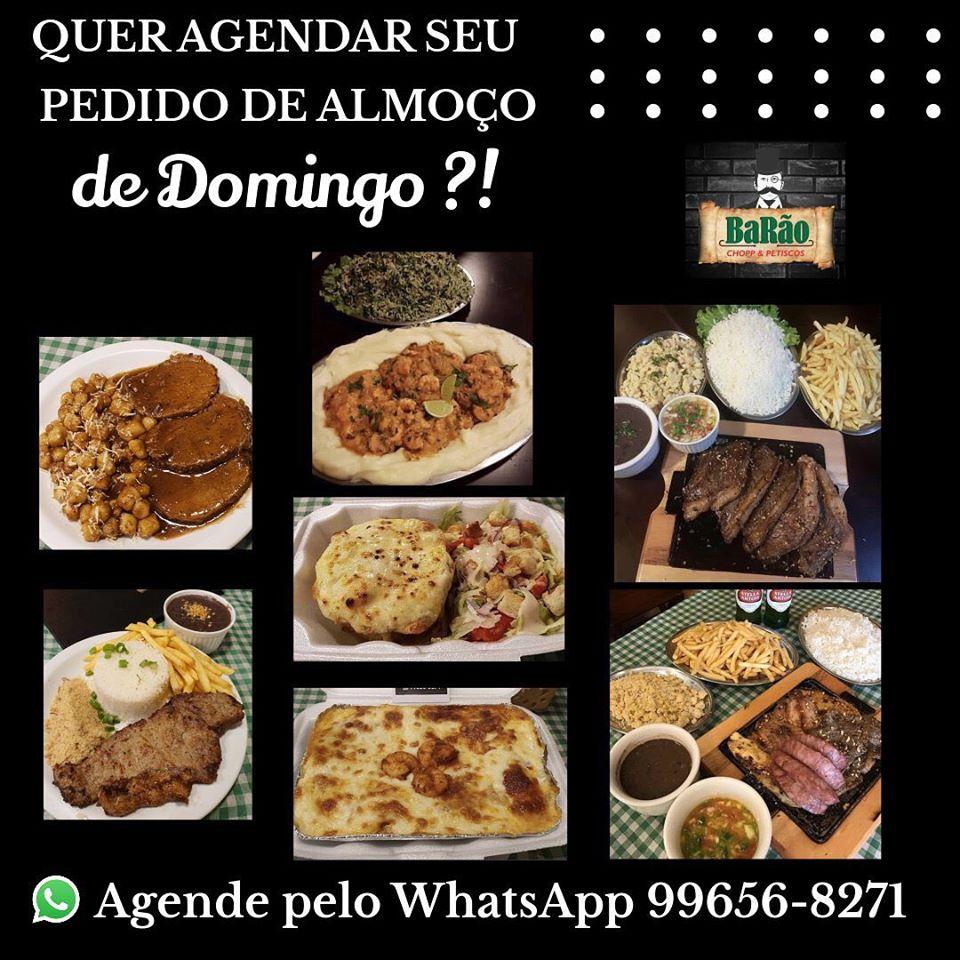 BARÃO Chopp & Petiscos cardápio