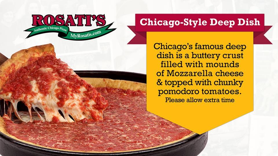 Rosati S Pizza Menu Printable