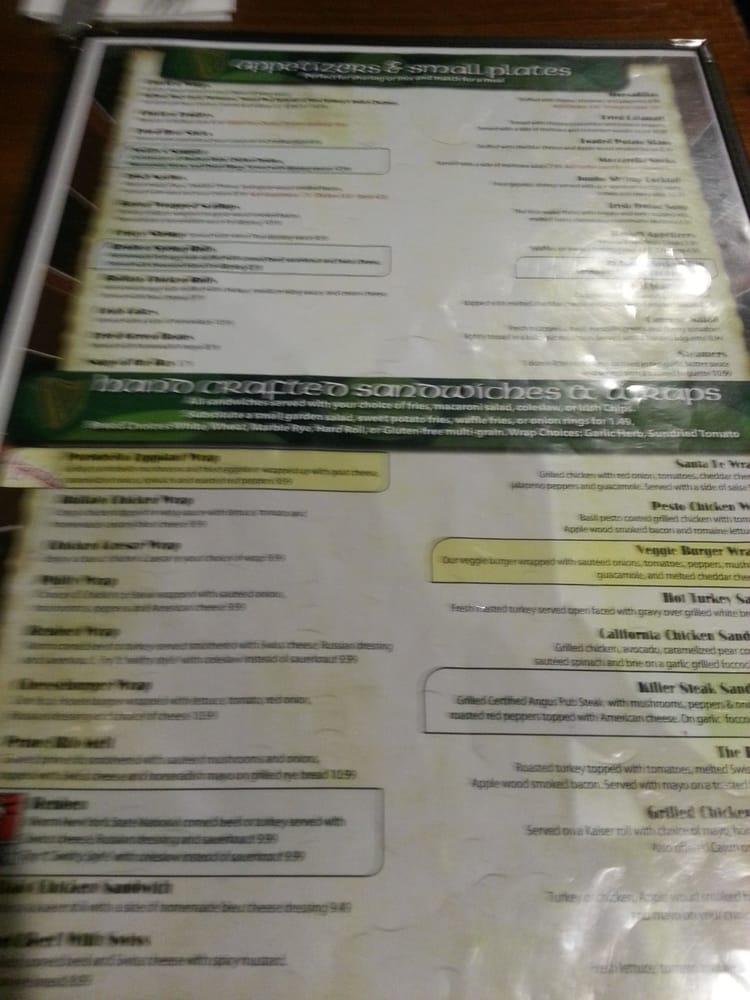 Menu at Swifty's Restaurant & Pub, Utica