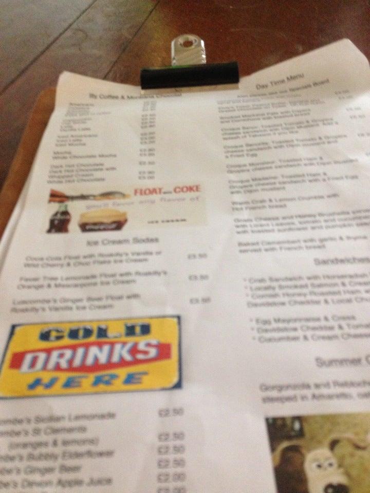 Menu at Dolly's Falmouth pub & bar, Falmouth
