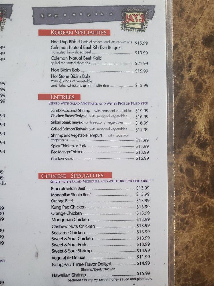 Menu at Red Mango Grill restaurant, Phelan