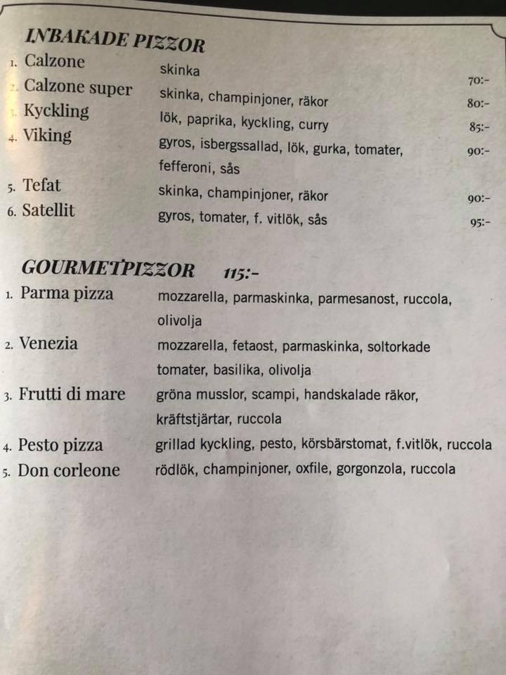 Menu at The Terrace Restaurant & Sportsbar, Nykvarn