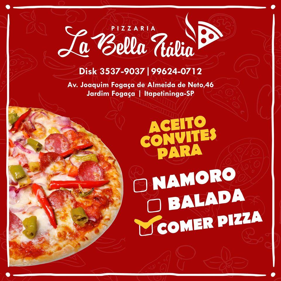 Pizza la Bella Itália - comentários, fotos, horário de trabalho, 🍴  cardápio, número de telefone e endereço - Restaurantes, bares, pubs e cafés  em Itapetininga 