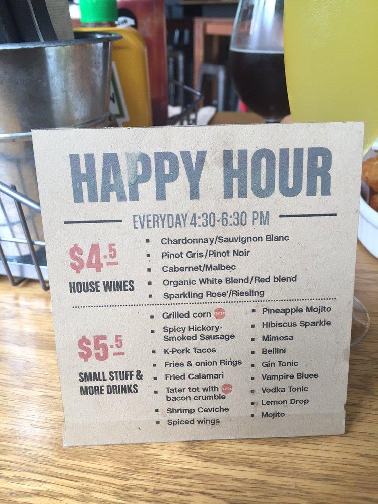 Menu at The Bureau 510 pub & bar, Emeryville