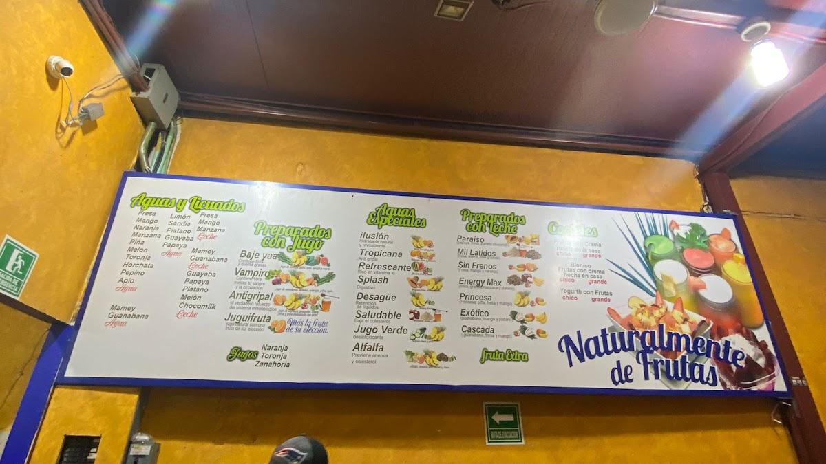 Carta del restaurante Taquería Arandas Garza Sada, Monterrey