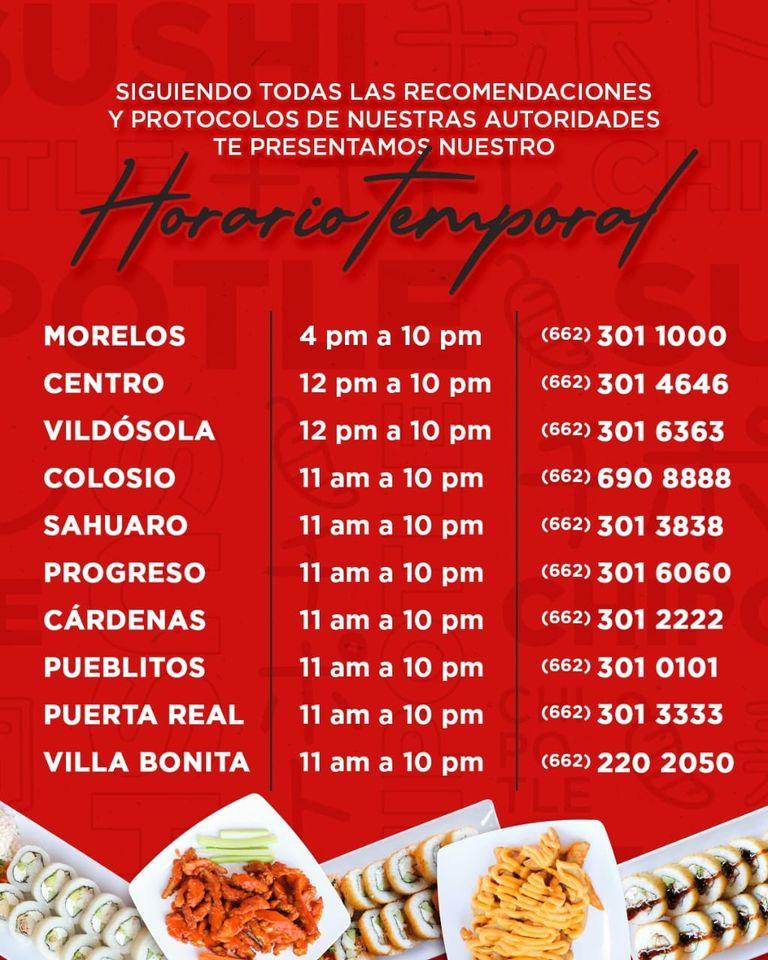 sushi villa bonita
