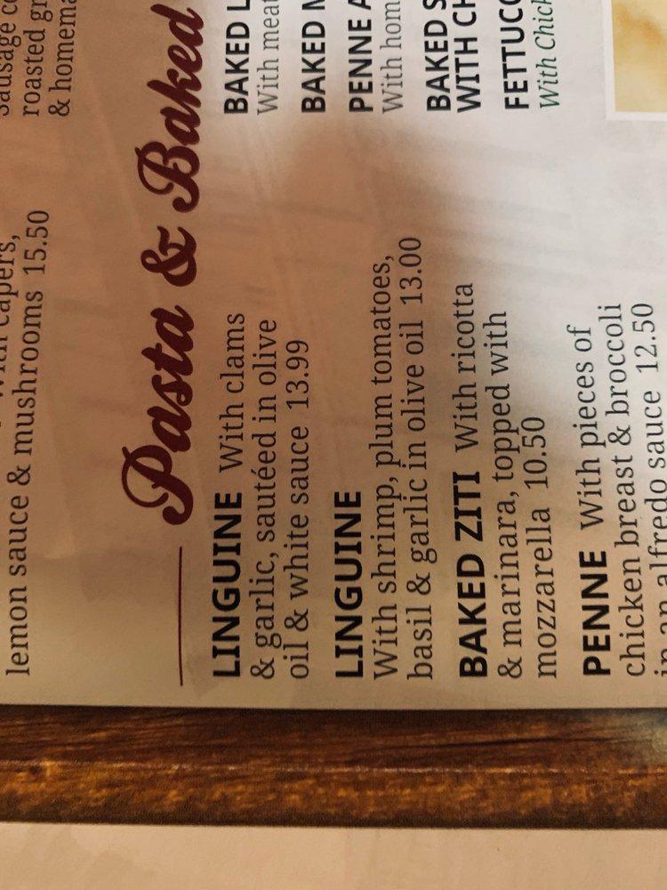Menu at Gennaro's Italian Restaurant & Pizzeria, Moorefield