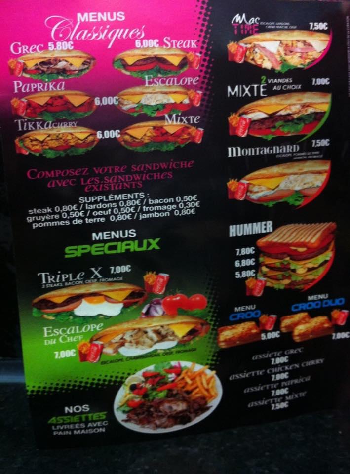Menu de Mac Time