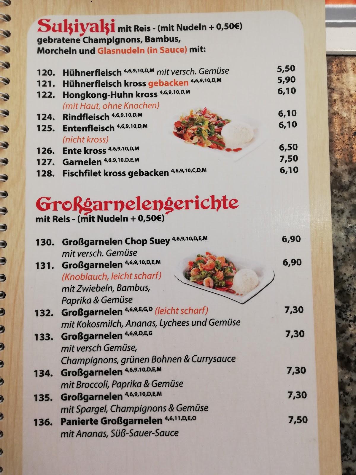 Speisekarte von Thu Mi Asia imbiss pub & Bar, Mühlenbecker Land