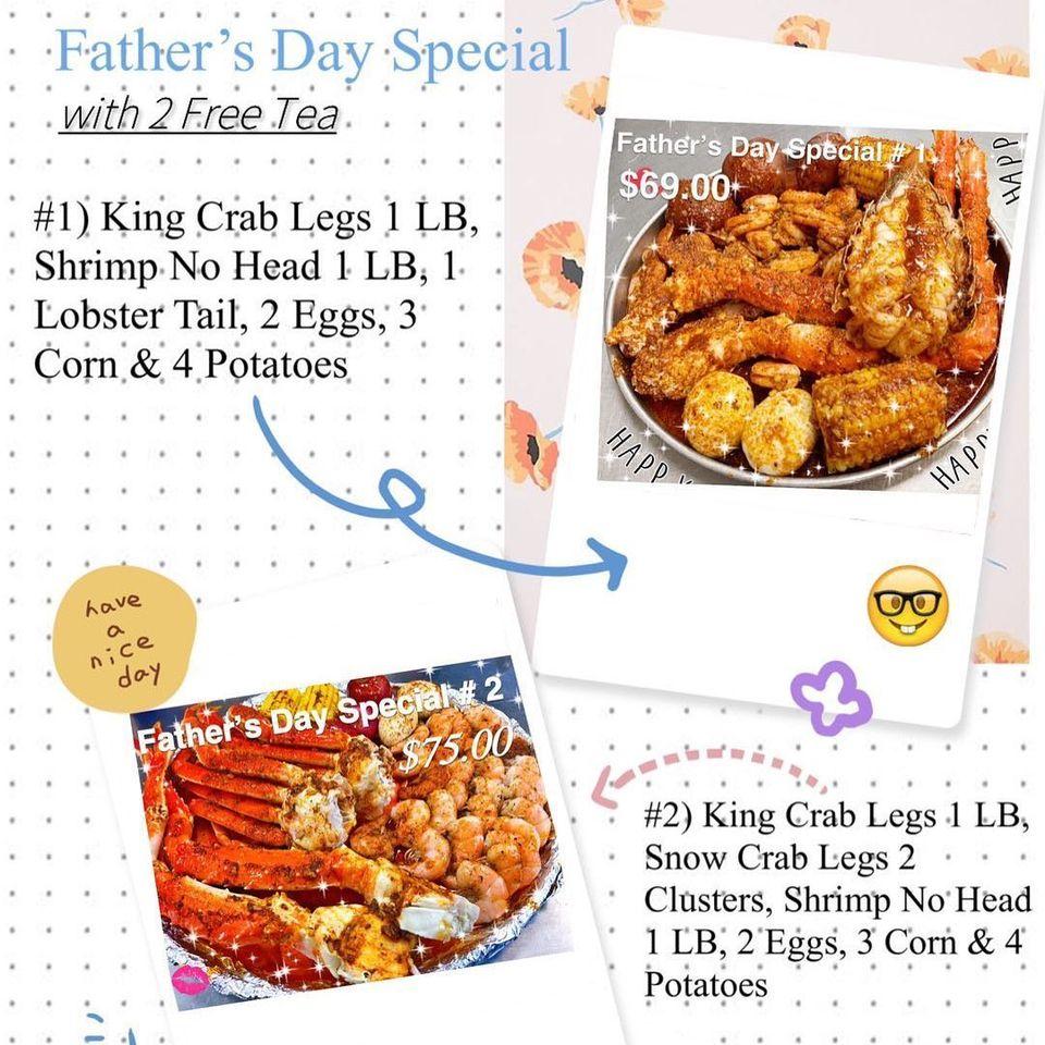 Menu at Tasty Crab House restaurant, Warner Robins