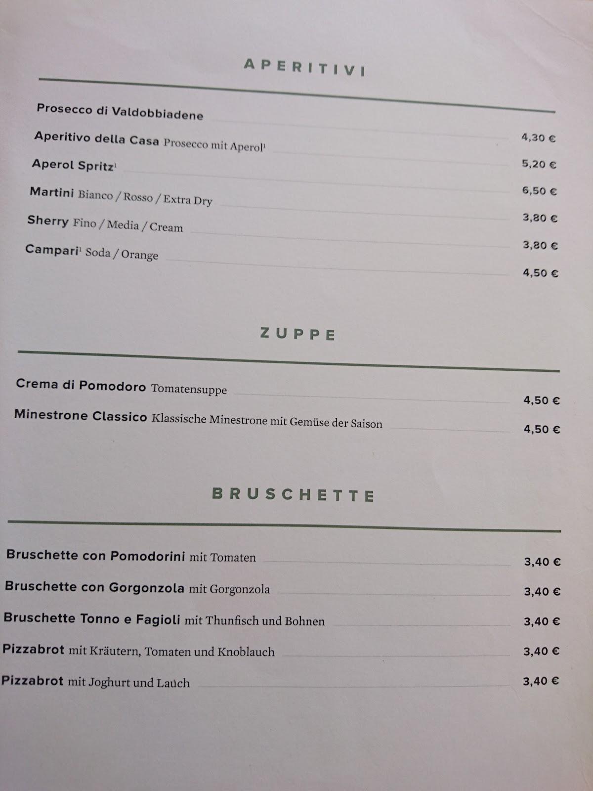 Speisekarte Von Ristorante Firenze Niedernhausen Restaurant, Niedernhausen