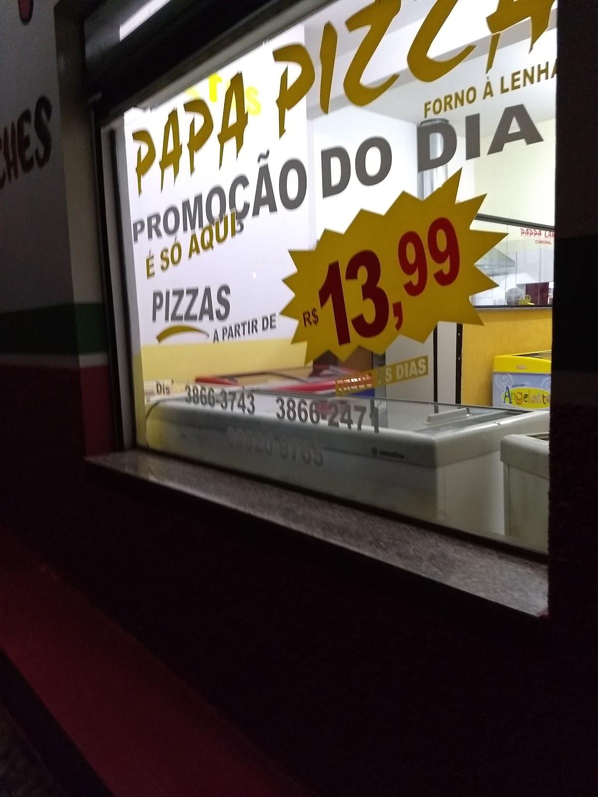 Pappa Pizza E Lanches Conchal Carta