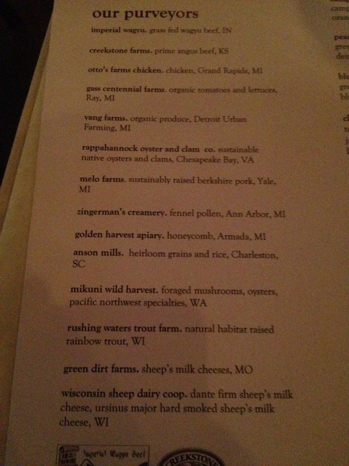 Menu at Tallulah Wine Bar & Bistro, Birmingham