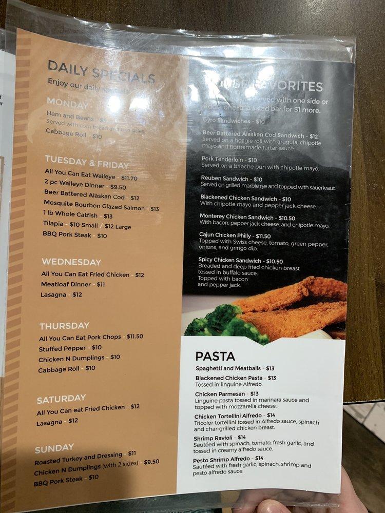 Menu at Uncle Linny's Restaurant, Granite City