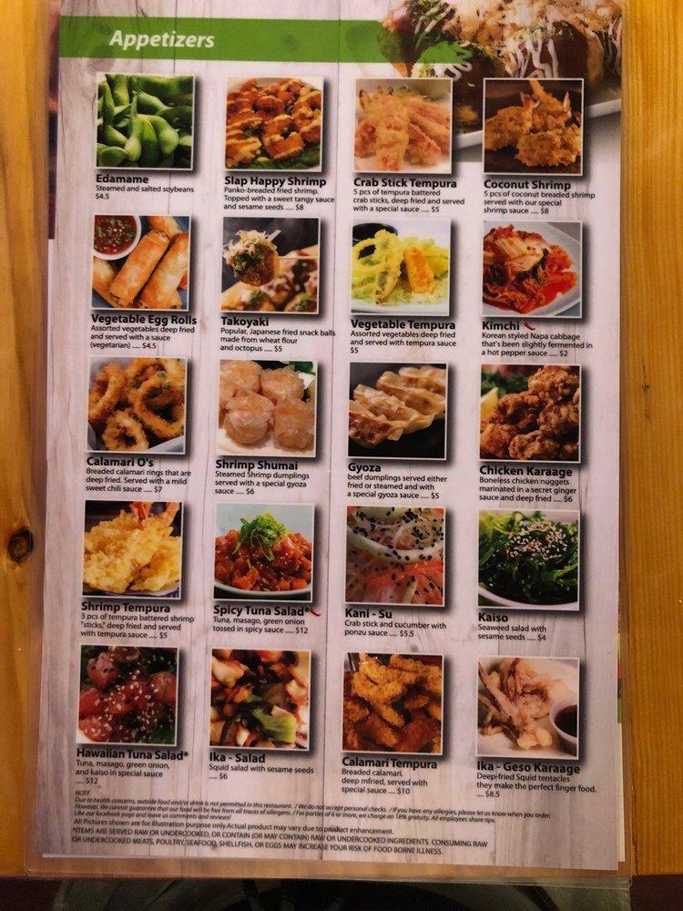 Menu at Mango's Sushi and Grill restaurant, Acworth