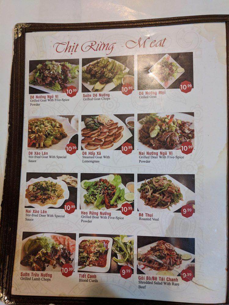 Menu at Tràm Chim Fresh Seafood restaurant, Westminster, Bolsa Ave Ste B