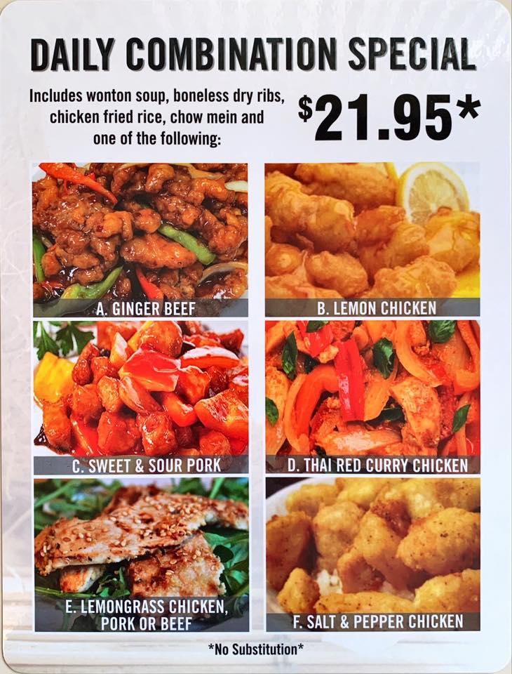 Menu at Coconut Tree Restaurant Ltd, Edson