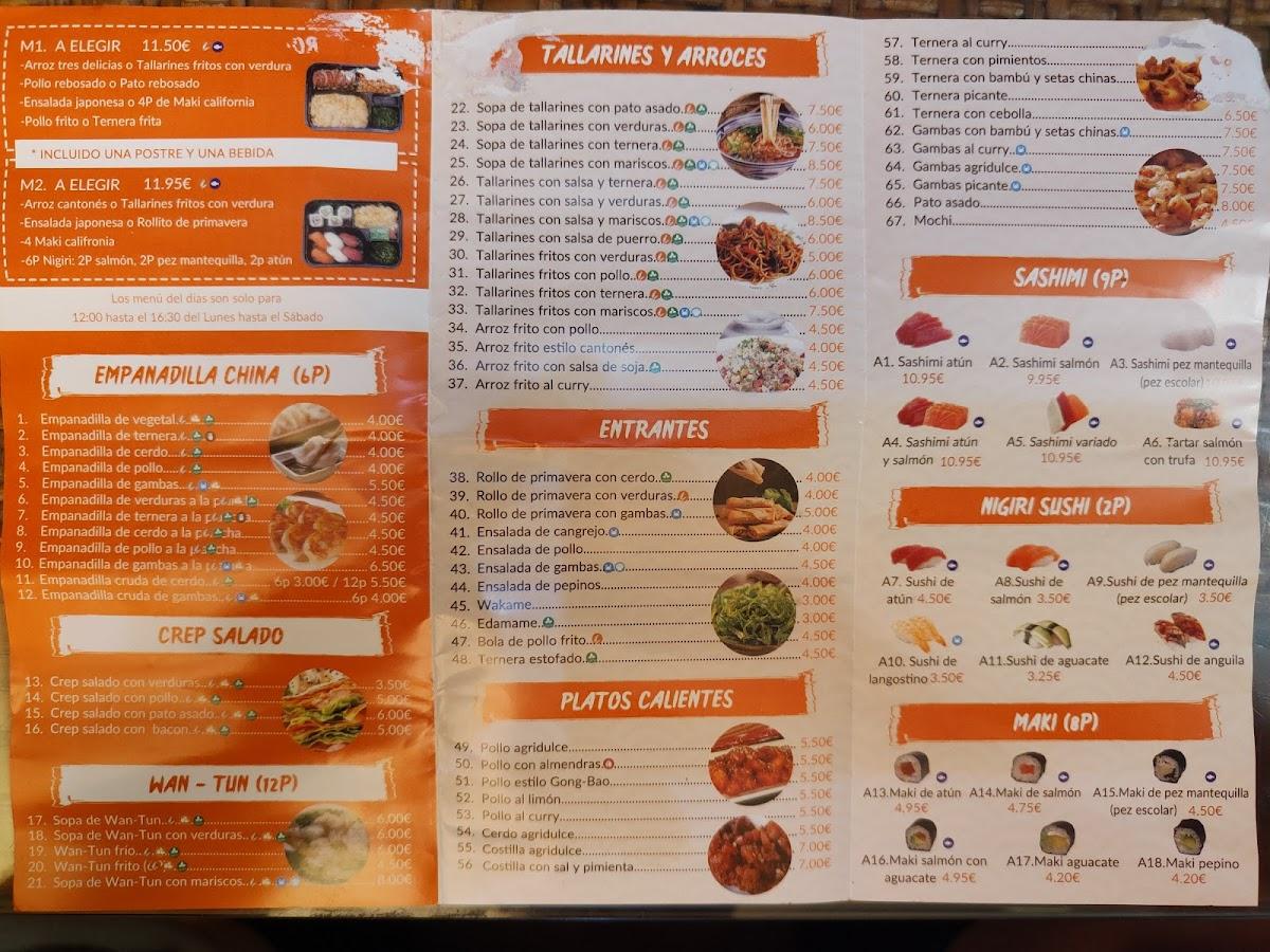 Menu at Empanadillas 