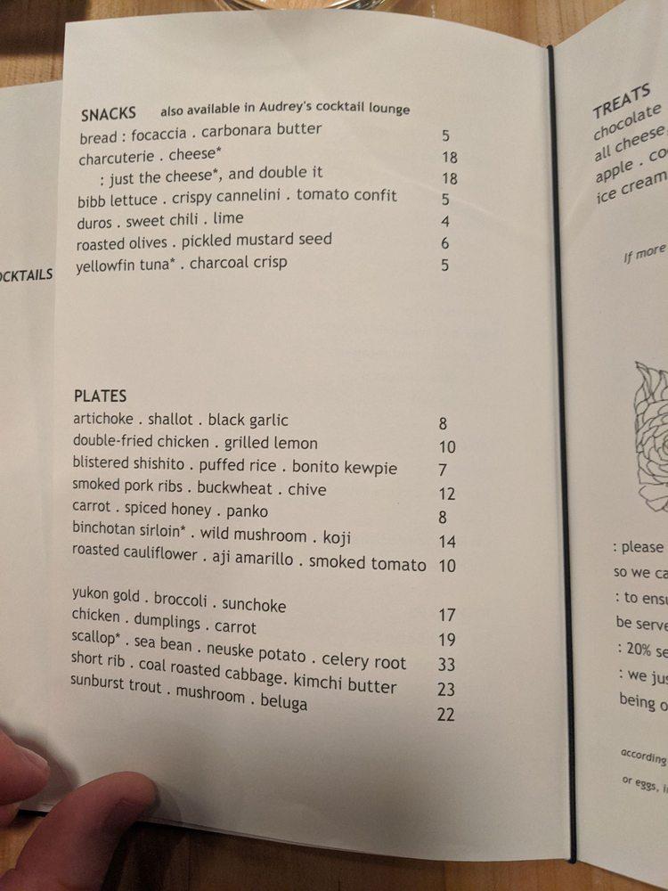 Menu at MACHETE restaurant, Greensboro, 600 C Battleground Ave