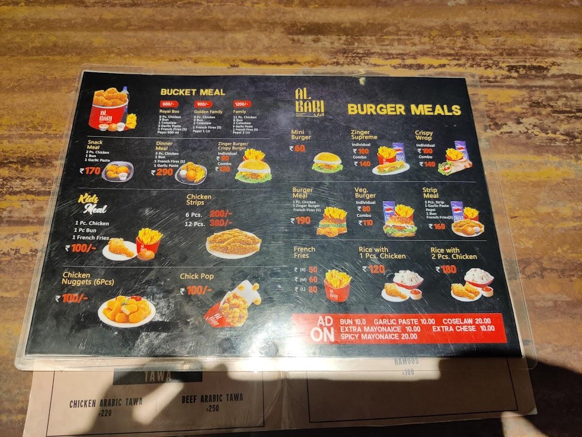 Menu at Malabar Grills (Al bari), Thodupuzha