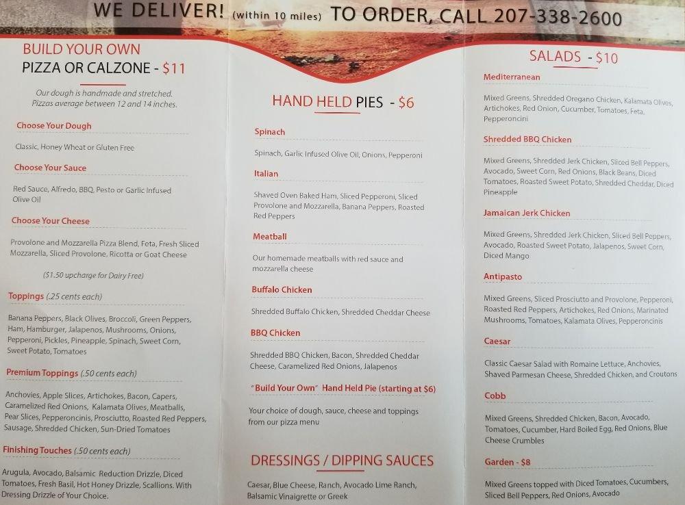 Menu at The Stone Brick Oven Kitchen desserts, Northport
