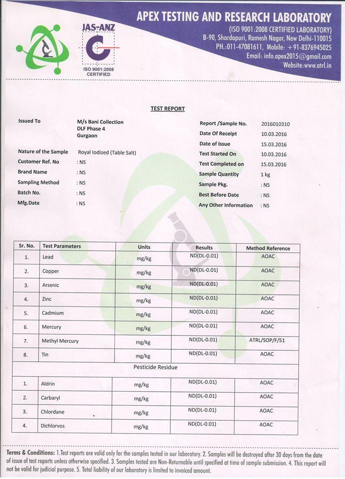 Menu at ROYAL ROCK SALT, Gurugram