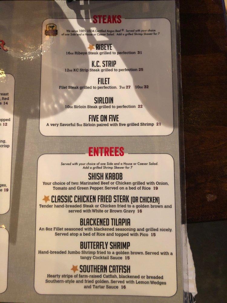 Menu at Frosted Mug Grill & Big Bar, Oklahoma City