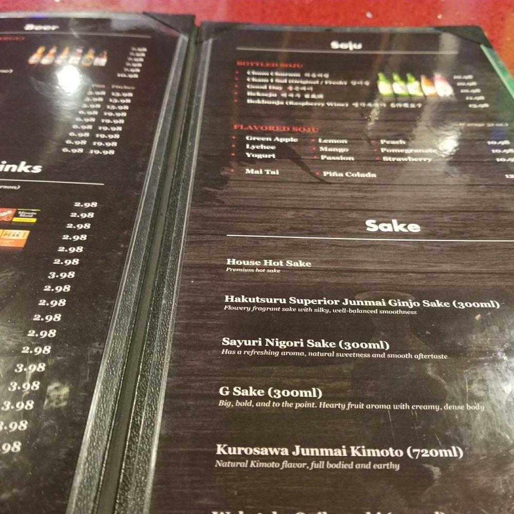 Carta de Gen Korean BBQ House, Cerritos, South St