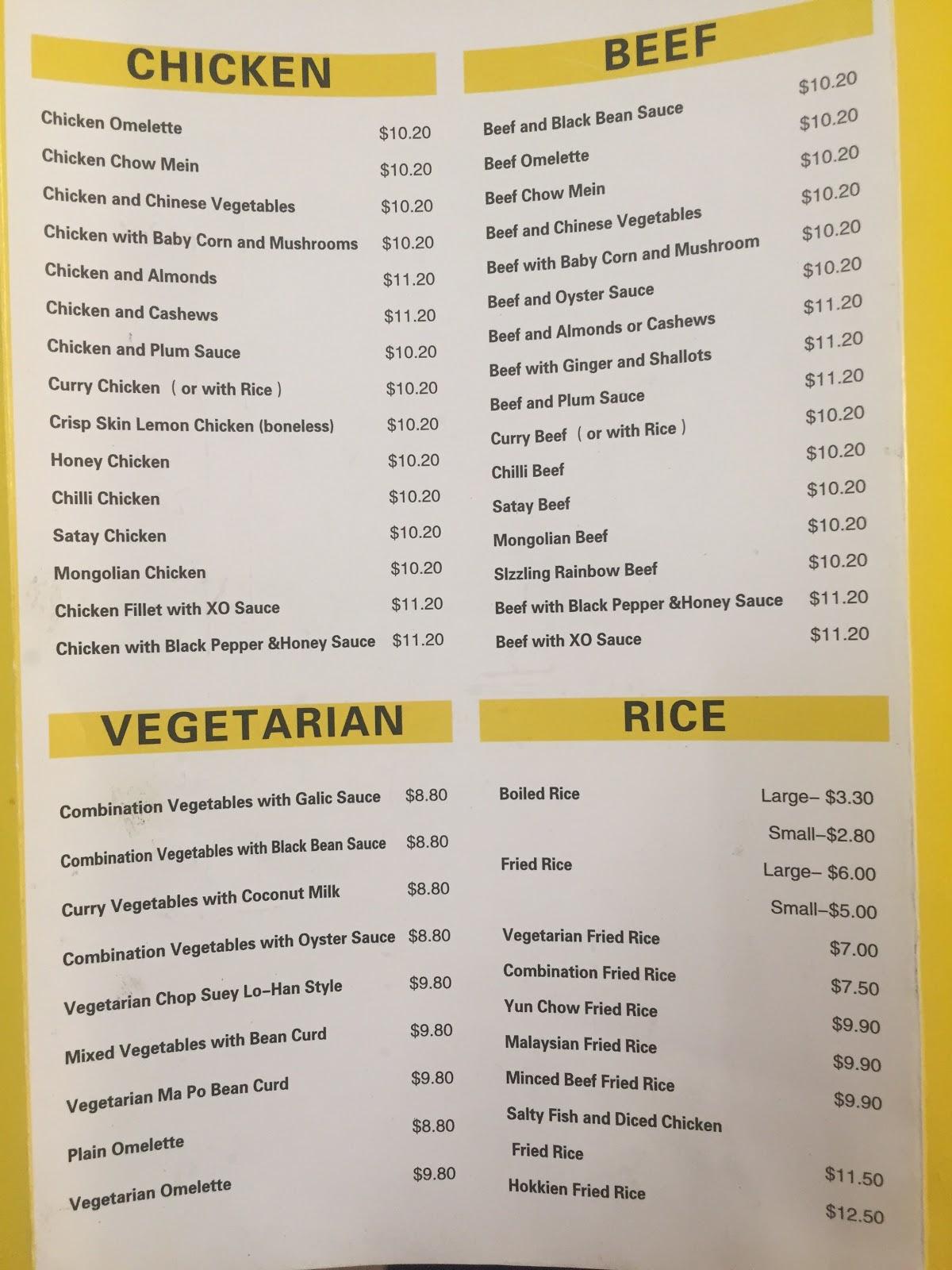 Menu at Lotus Court Chinese Takeaway fast food, Newtown