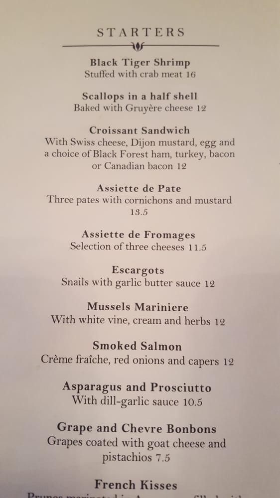 Menu at La Crepe Bistro restaurant, Homer Glen