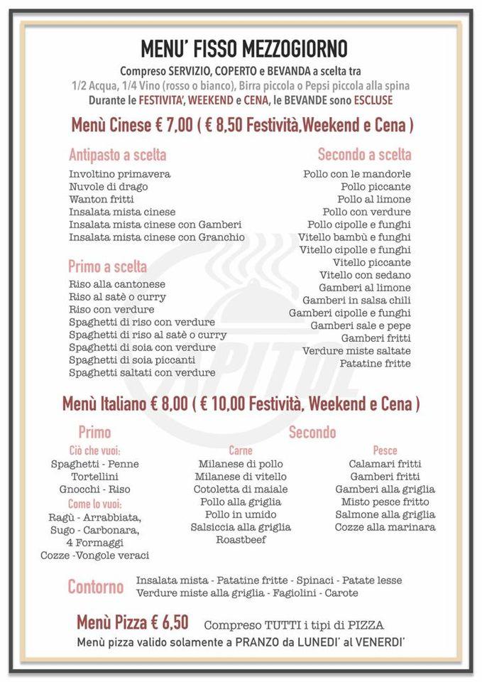 Menu di Capitol 