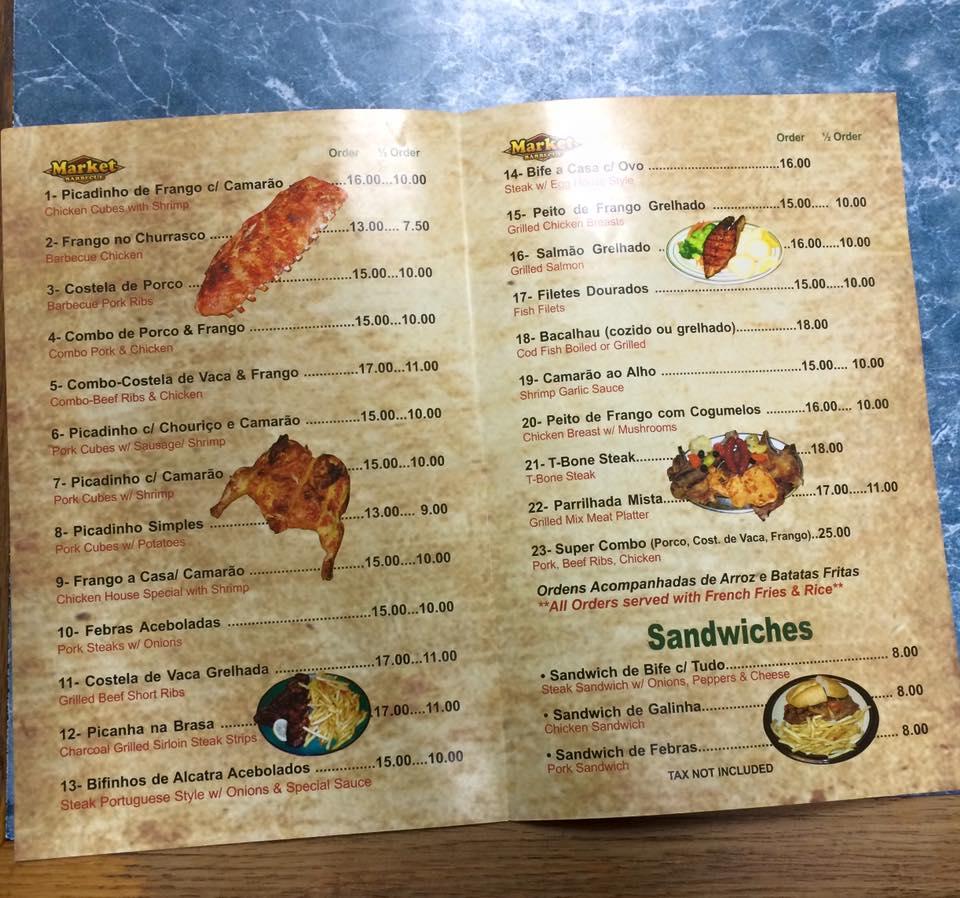 Menu at Market BBQ 2, Newark
