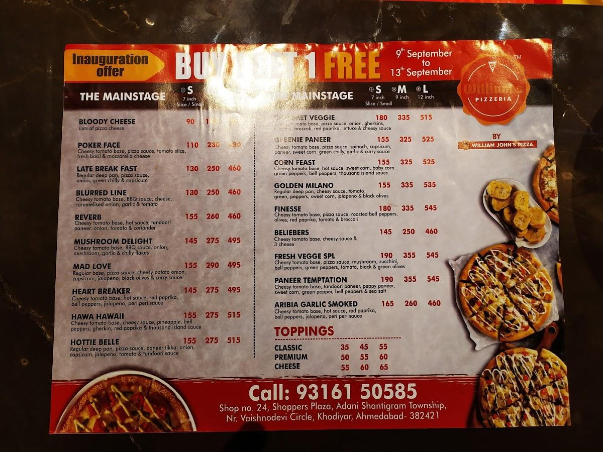 Menu of Papa Louie's Pizza, Odhav, Ahmedabad