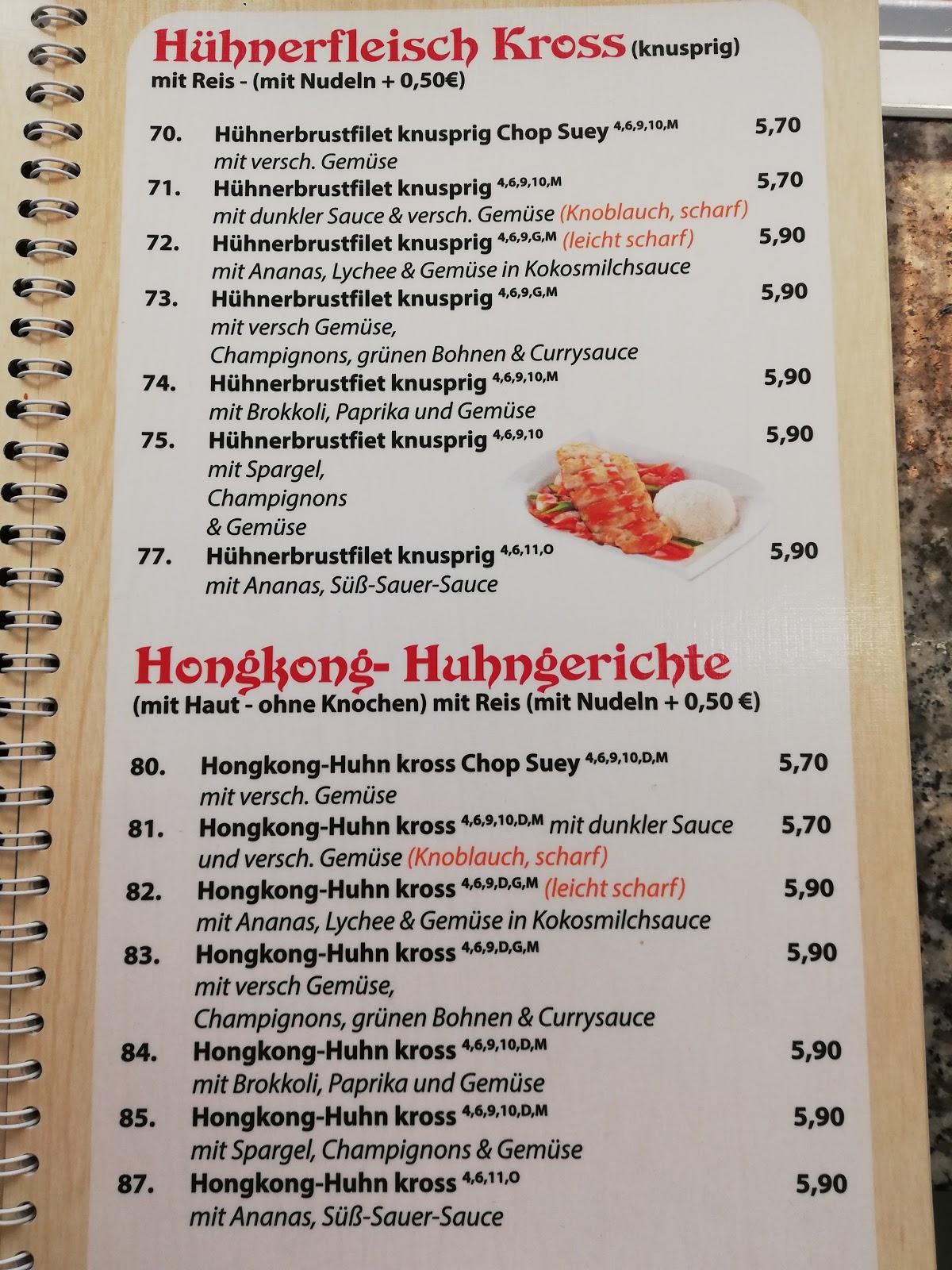 Speisekarte von Thu Mi Asia imbiss pub & Bar, Mühlenbecker Land