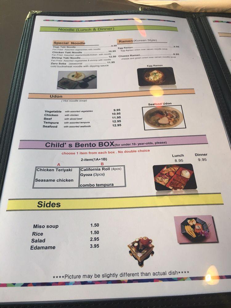 Menu At Crazy Sushi Restaurant Rocklin