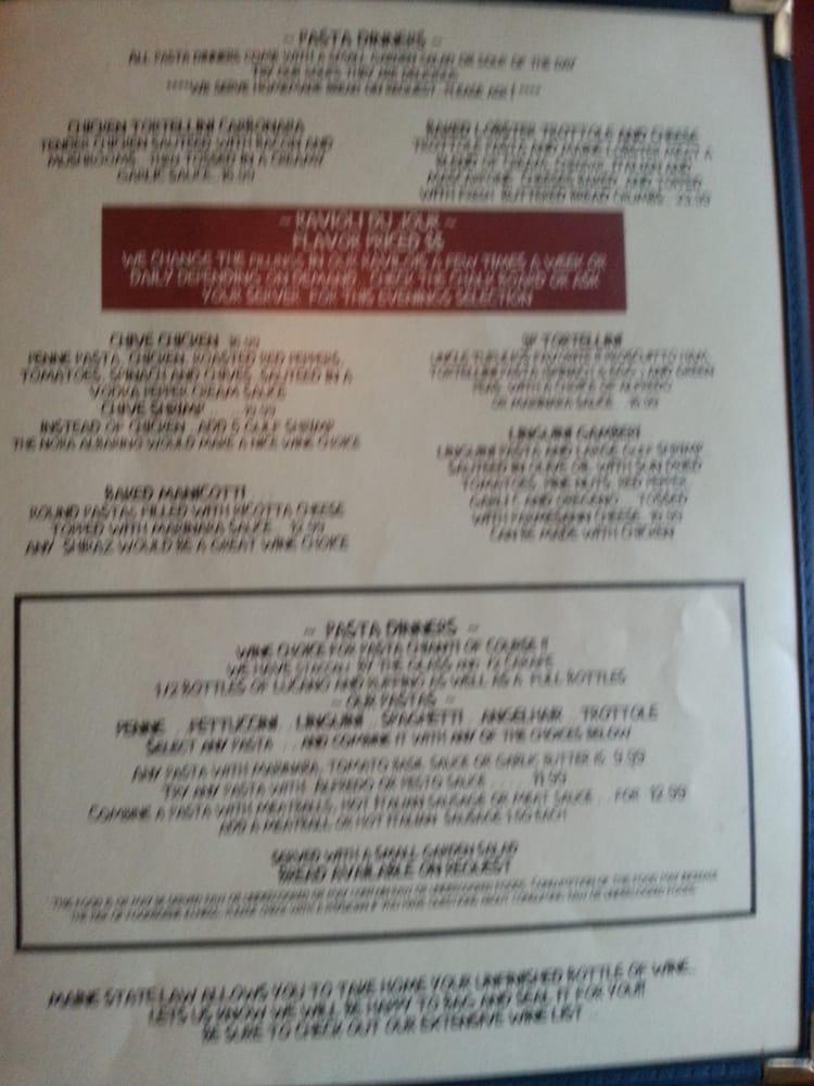 Menu at Tufulio's Restaurant & Bar Craft Beer Happy Hour Pizza