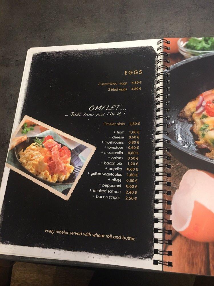 Menu at Sanders Cafe (Cash only), Landstuhl