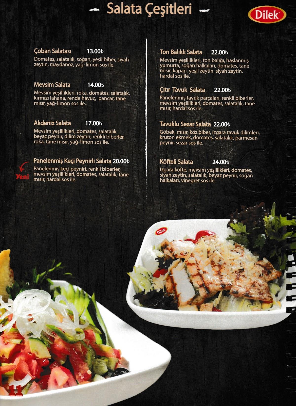 Menu at Dilek PastaneCafeRestaurant Cevizlibağ Şubesi, Istanbul