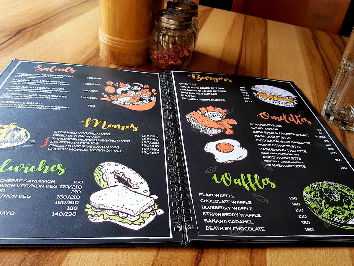 Wilderness Cafe menu