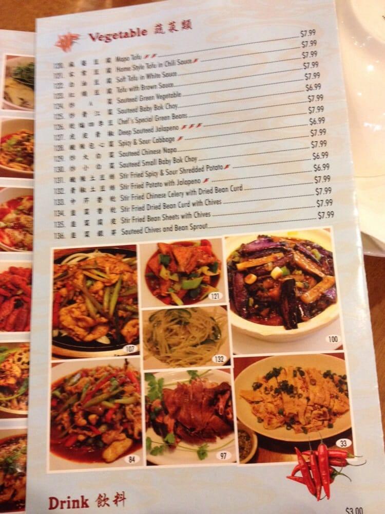 Carta del restaurante Red Chili House, Rancho Cucamonga