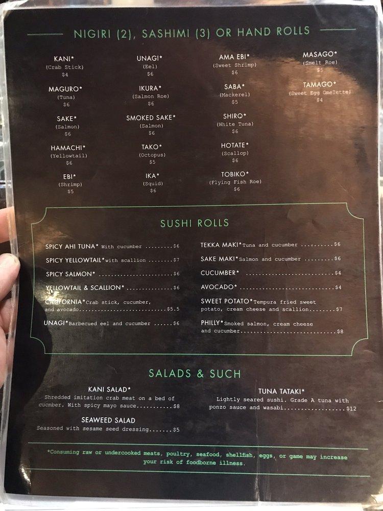 Menu at Basil 1791 pub & bar, Hamilton
