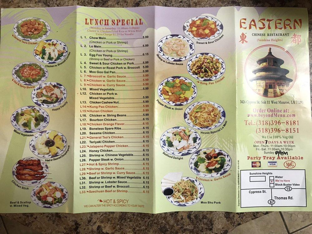 R906 Menu Eastern Chinese Restaurant 2021 09 