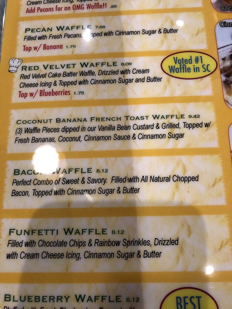 Menu At Johnny Ds Waffles And Benedicts North Myrtle Beach Restaurant North Myrtle Beach 6025